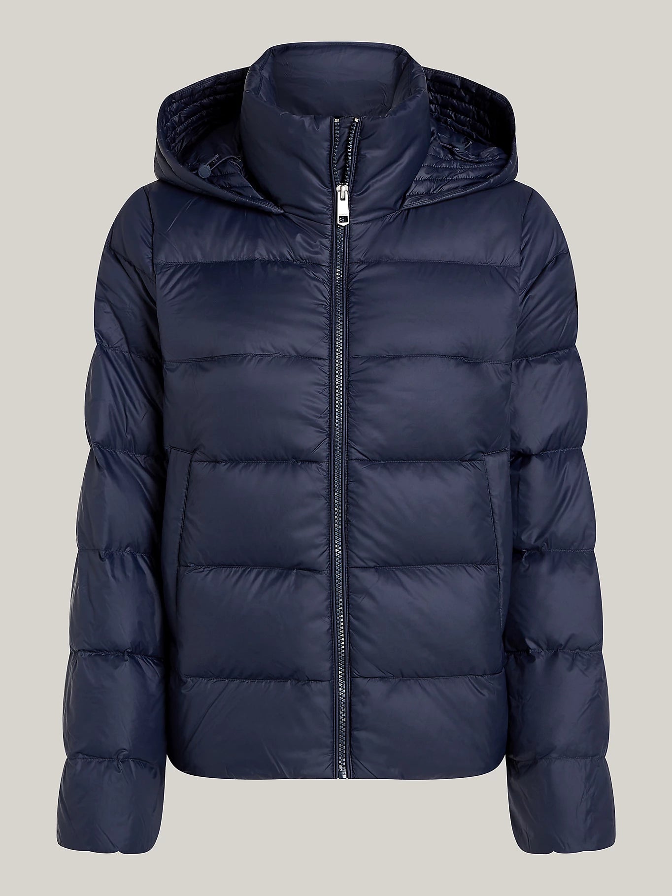 Piumino boxy con cappuccio