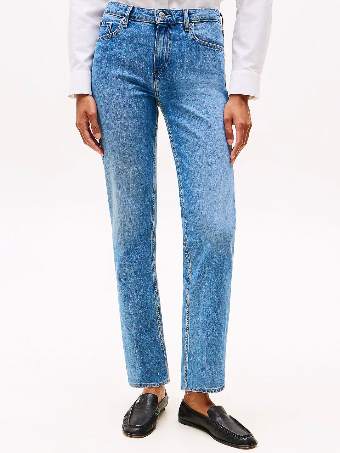 Jeans a vita media dritti