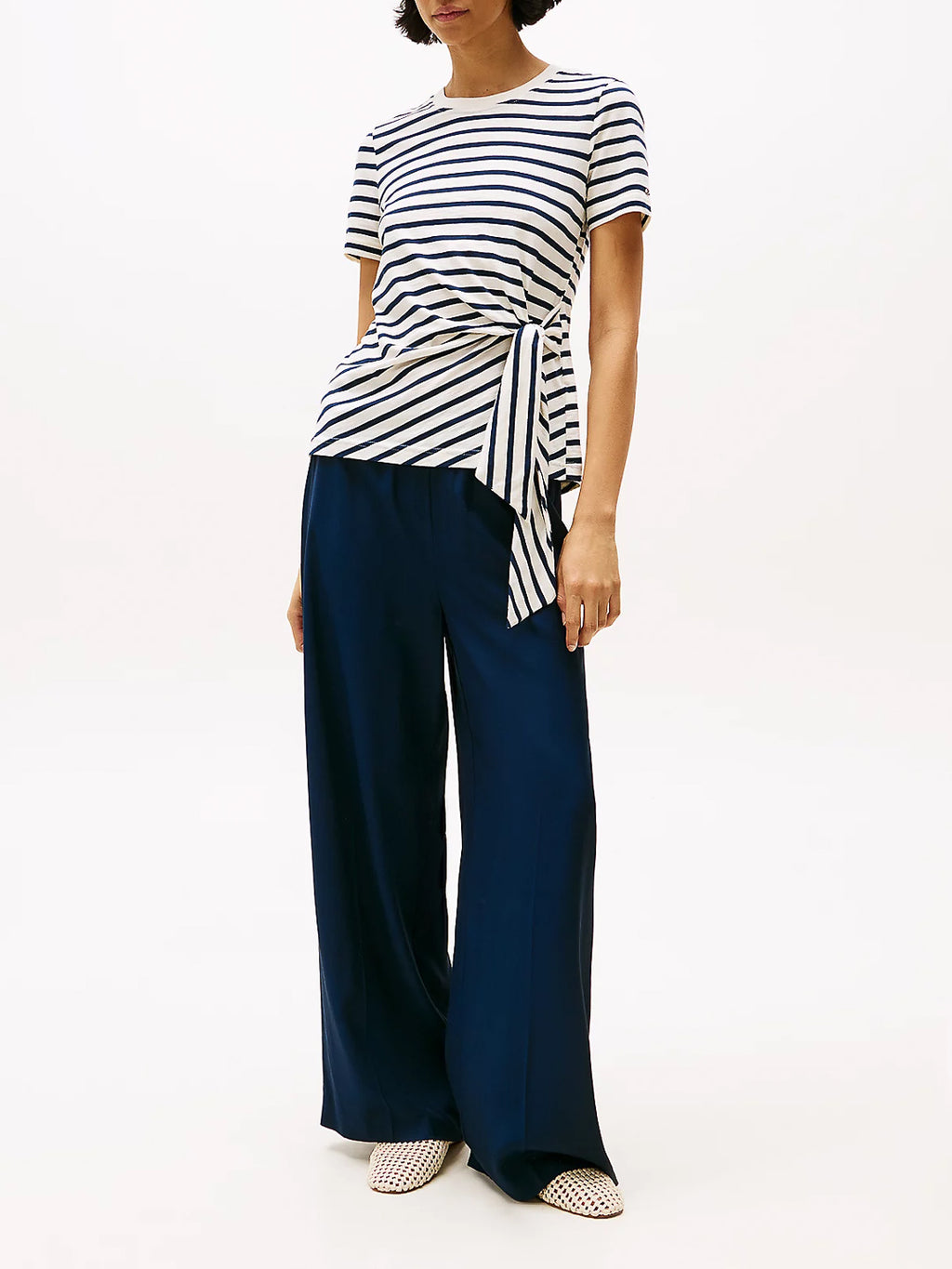 T-shirt annodata sul lato - Tommy Hilfiger - shopTSa