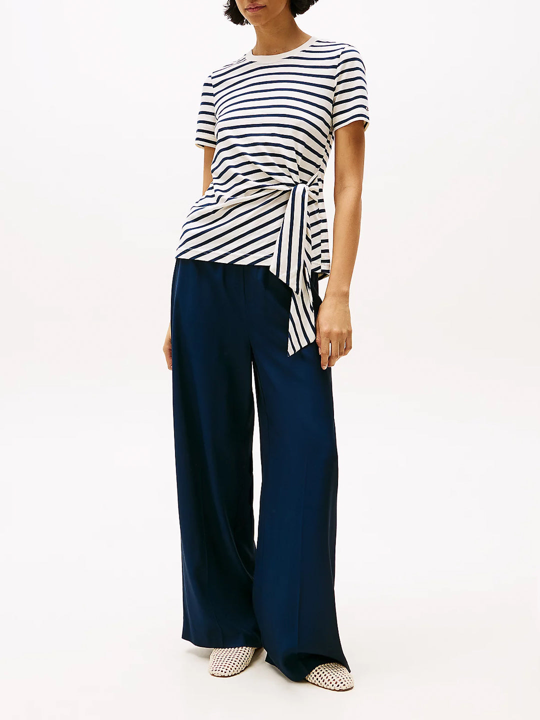 T-shirt annodata sul lato - Tommy Hilfiger - shopTSa