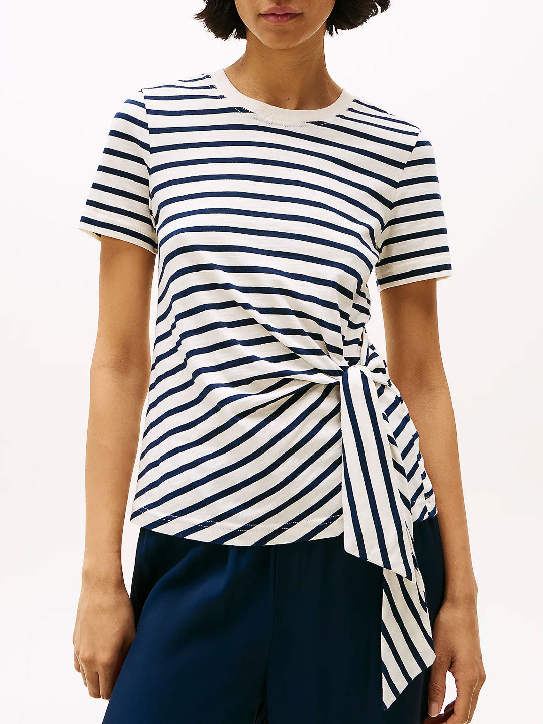 T-shirt annodata sul lato - Tommy Hilfiger - shopTSa