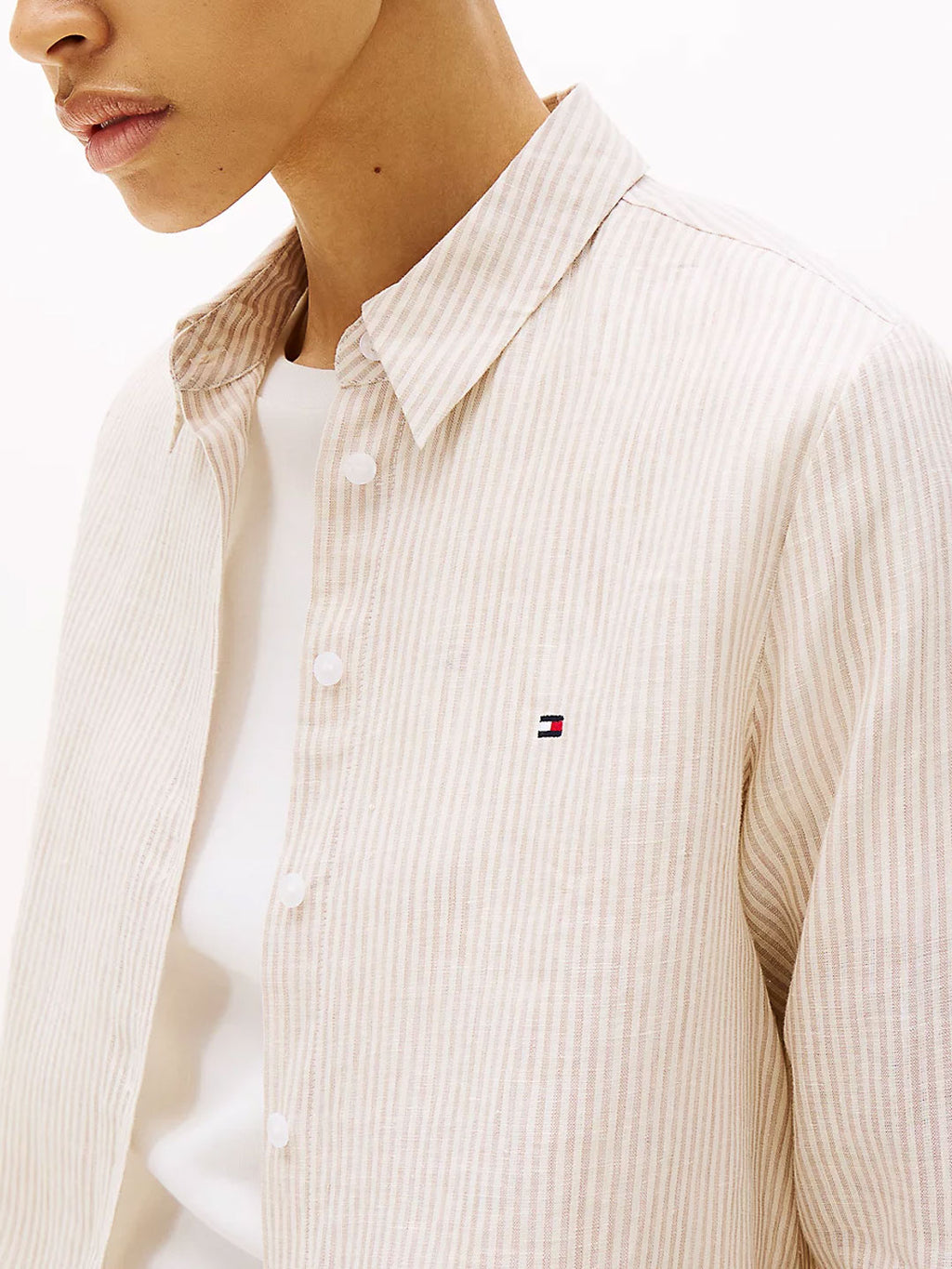 Camicia regular fit in lino - Tommy Hilfiger - shopTSa