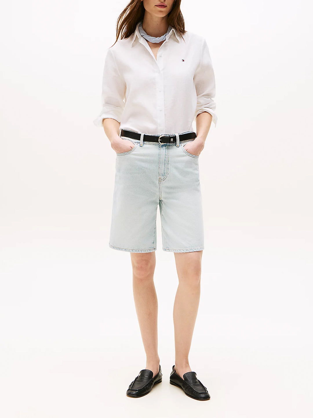 Camicia regular fit in lino - Tommy Hilfiger - shopTSa