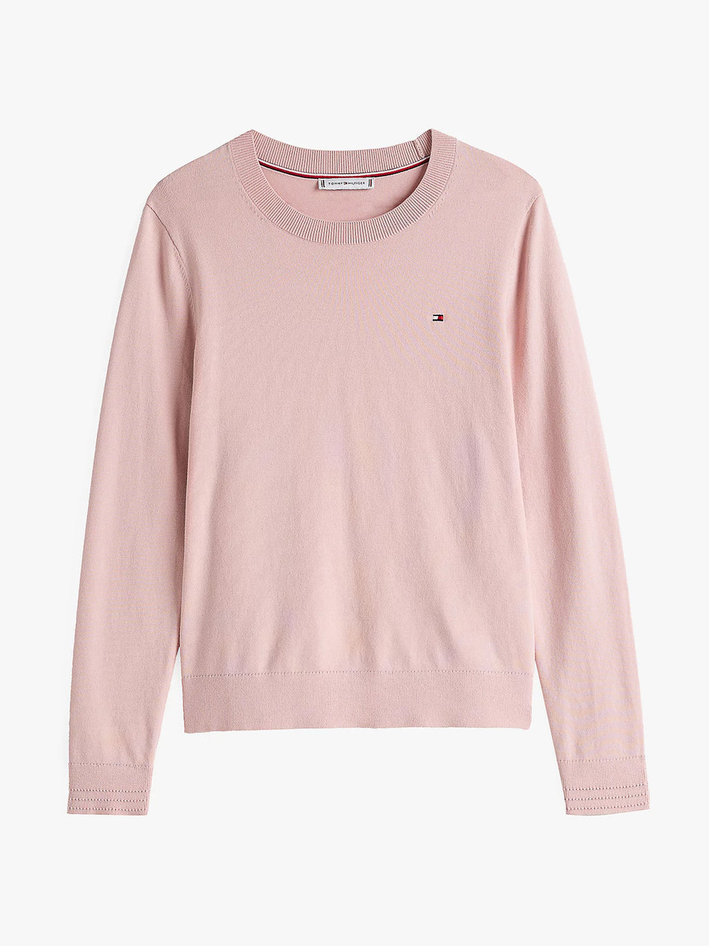 Pullover girocollo bandierina ricamata