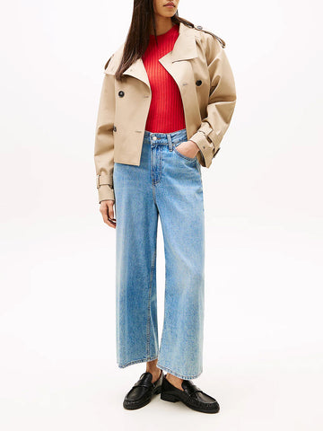 Jeans cropped larghi