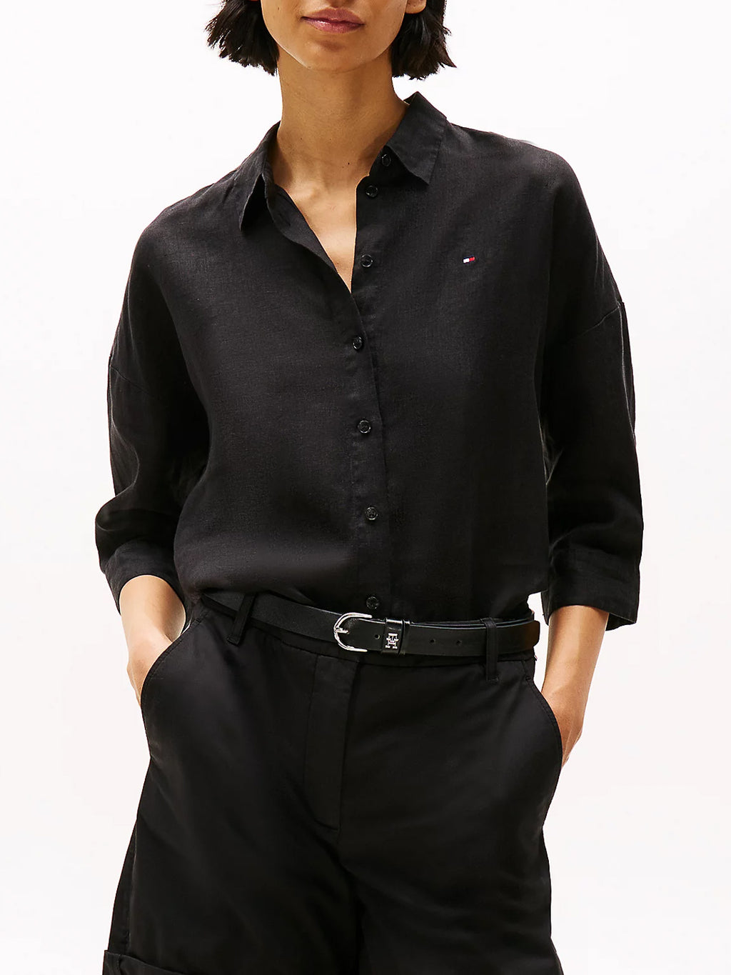 Camicia relaxed fit puro lino - Tommy Hilfiger - shopTSa