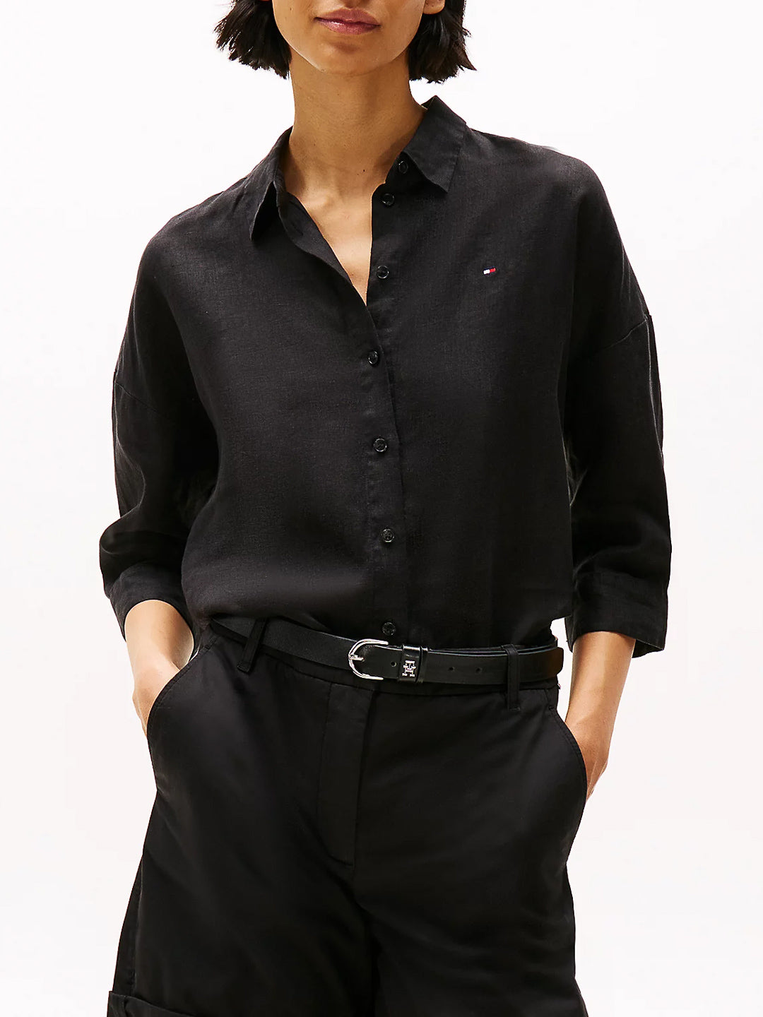 Camicia relaxed fit puro lino - Tommy Hilfiger - shopTSa