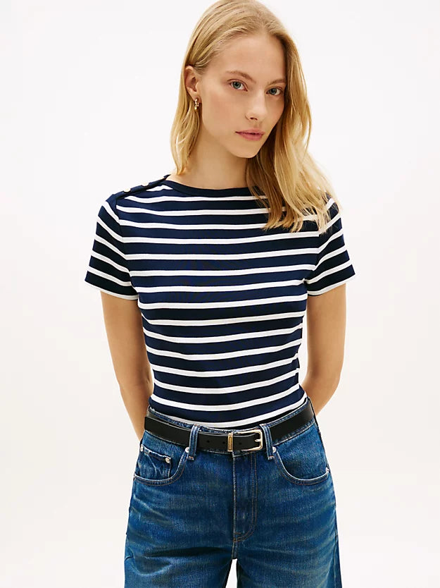T-shirt slim fit barchetta 49250