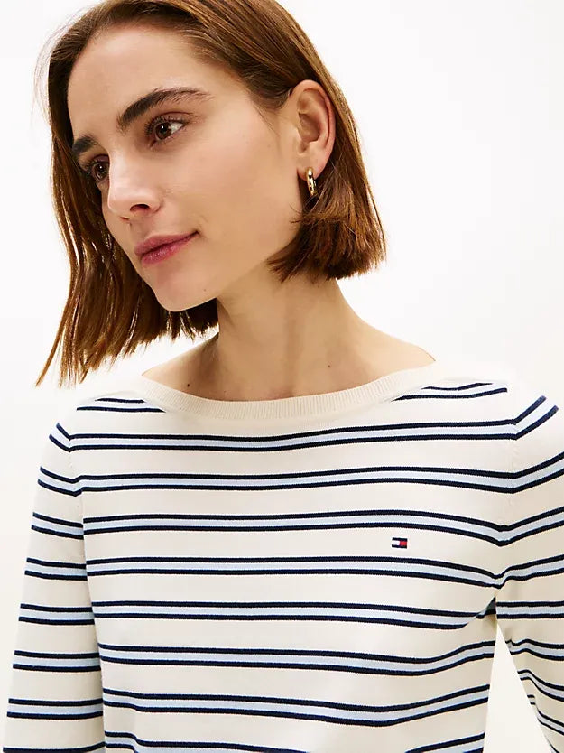 Maglia in cotone con bottoni 40099 - Tommy Hilfiger - shopTSa