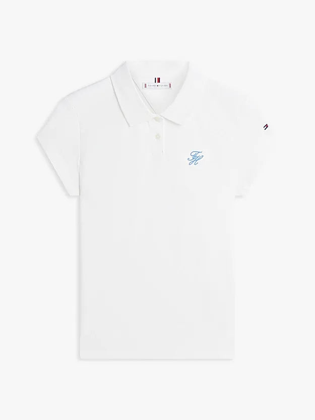 Polo slim fit stretch ricamo 49259