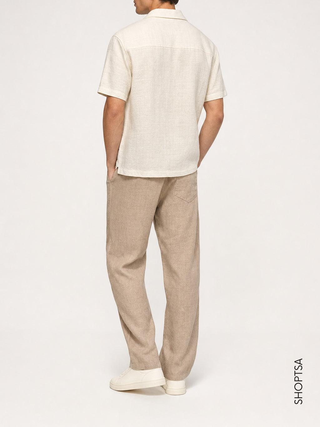 Camicia in cotone microoperato