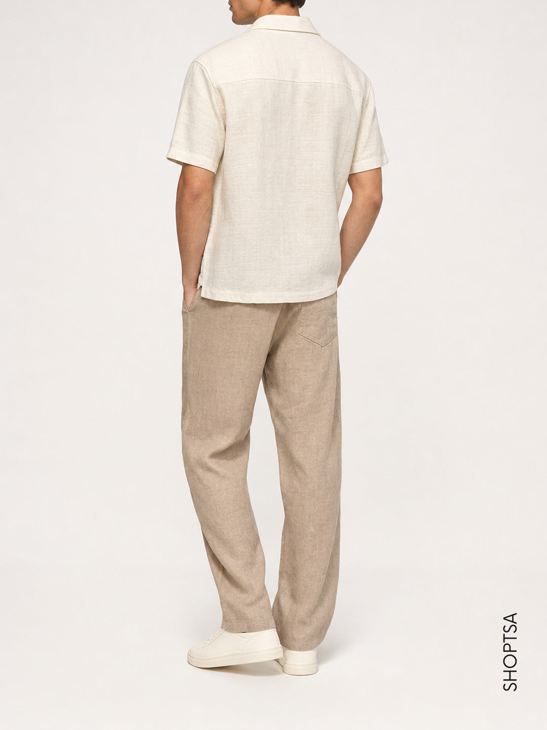Camicia in cotone microoperato