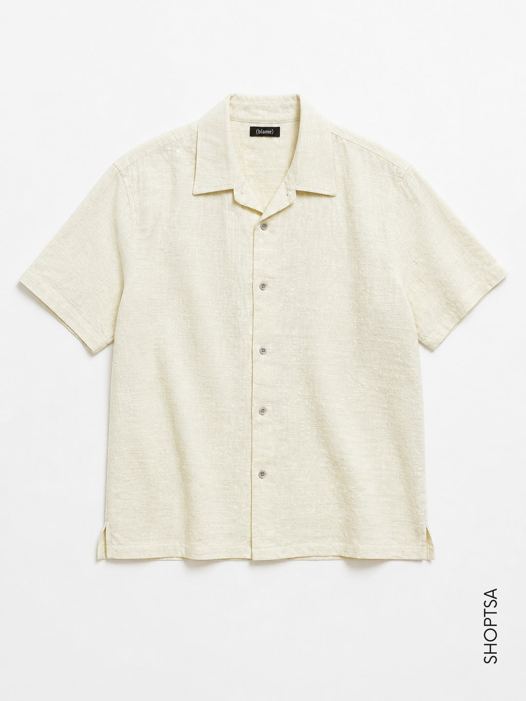 Camicia in cotone microoperato
