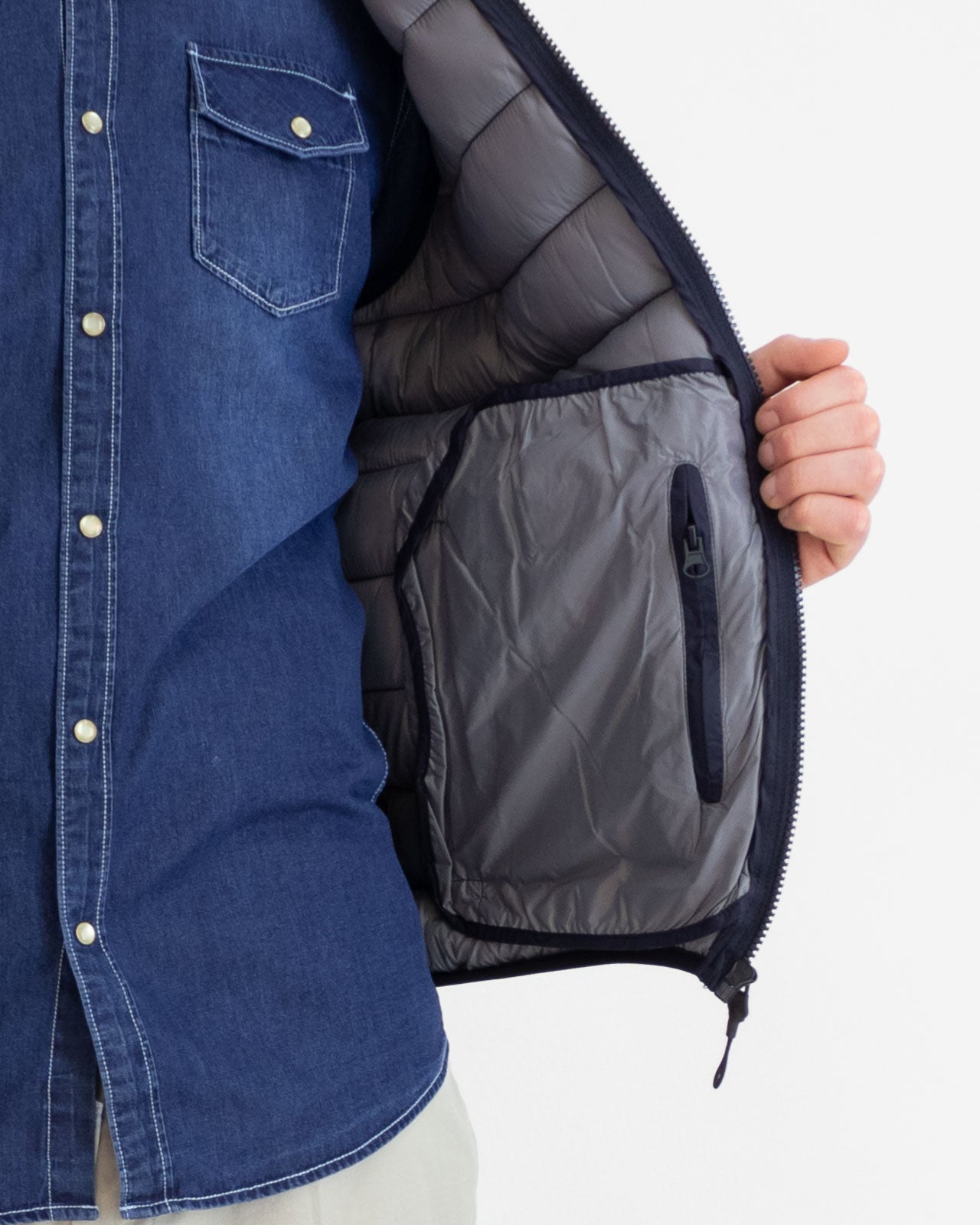 Gilet imbottito con cappuccio - Alyve - shopTSa