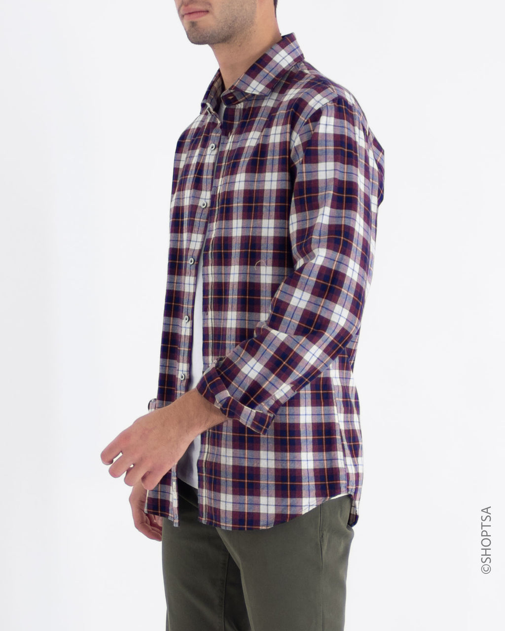 Camicia a quadri blu - Cliver Jeans - shopTSa