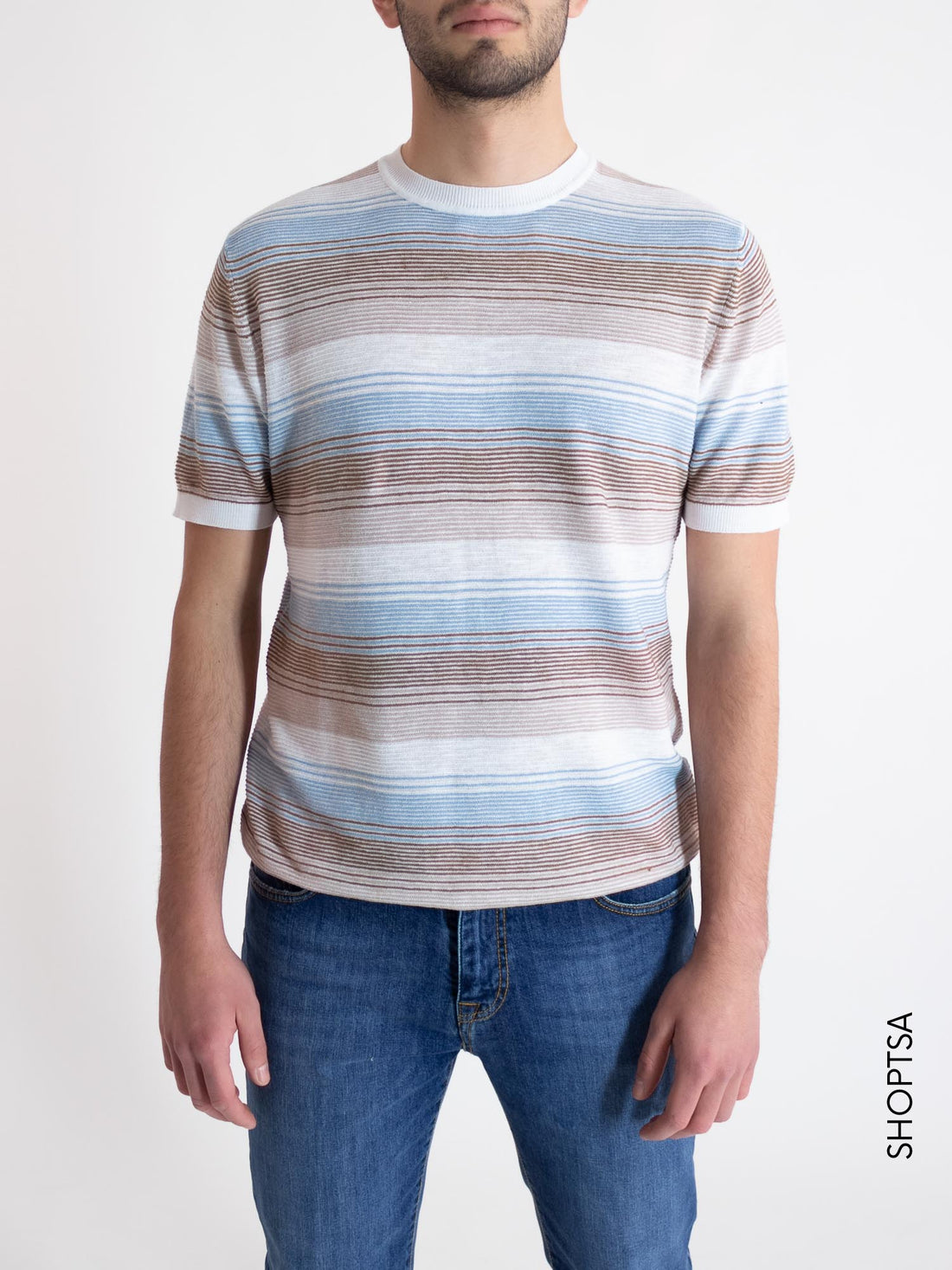 Linen blend crewneck - Cliver Jeans