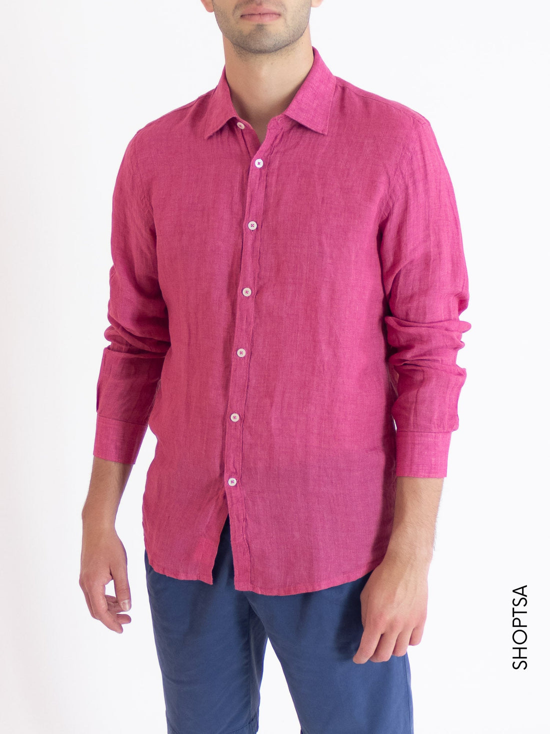 Colored linen shirt - Cliver Jeans