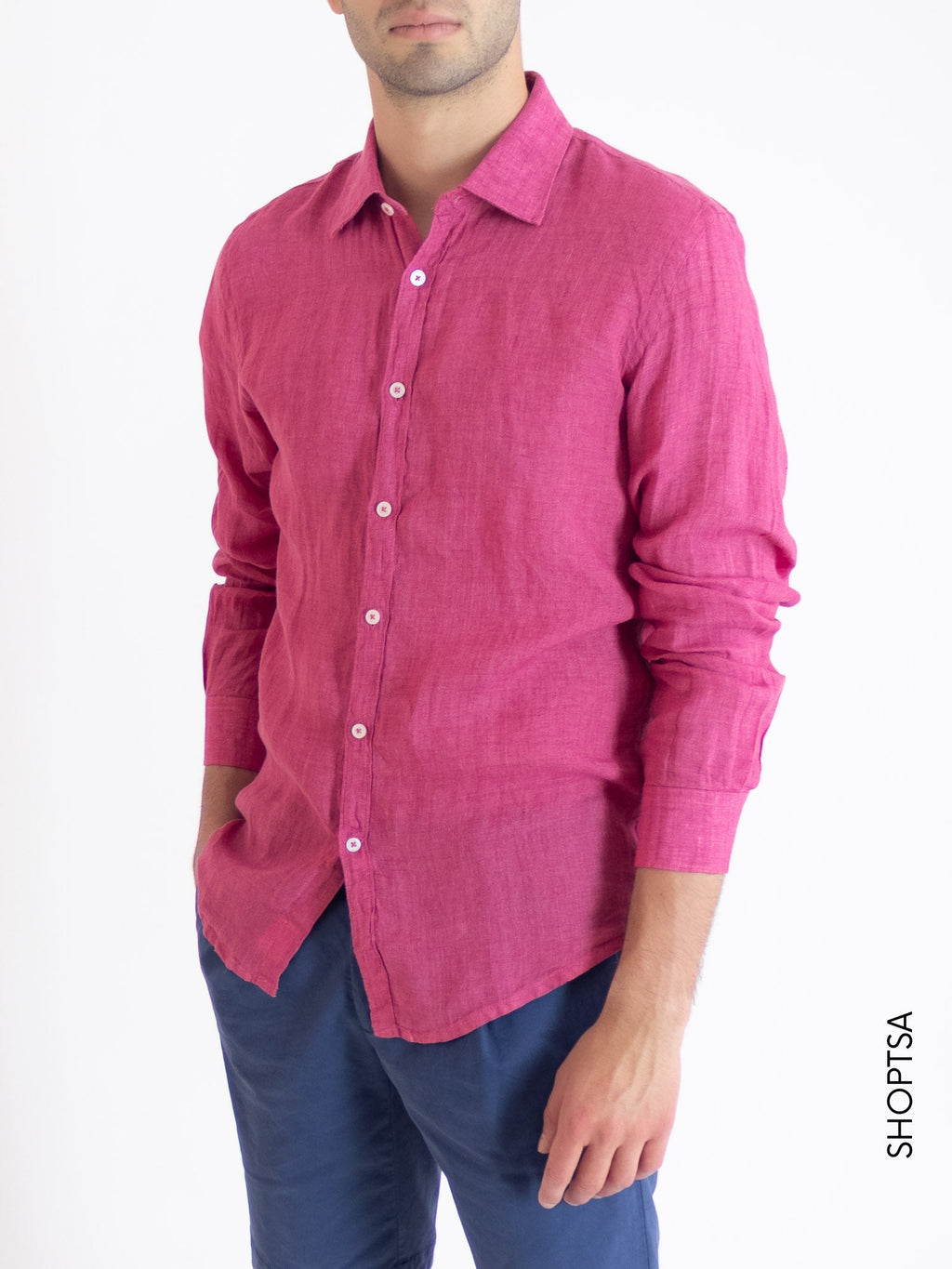 Colored linen shirt - Cliver Jeans