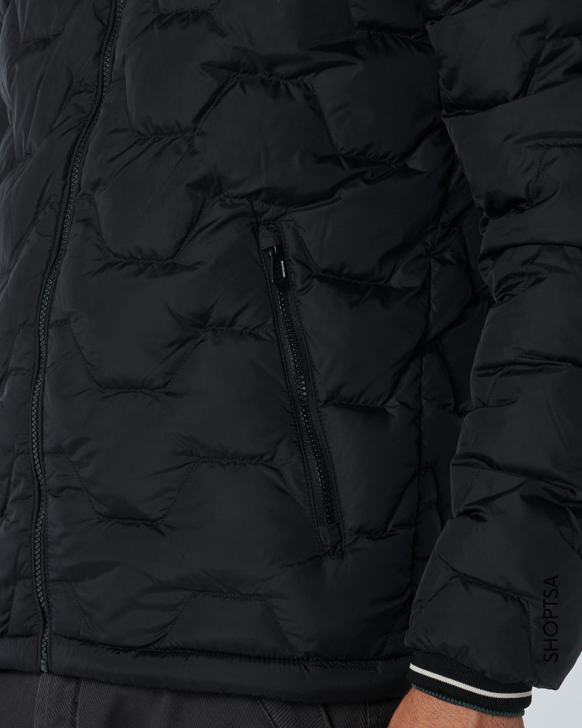 Black quilted jacket - NO EXCESS