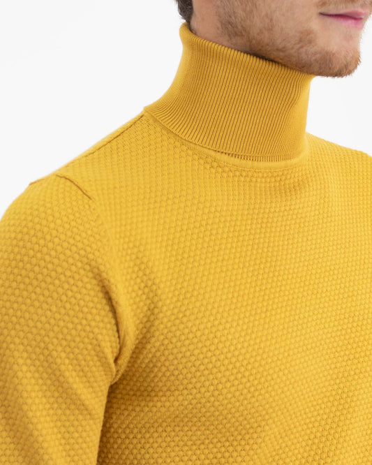 Maglia dolcevita nido d'ape - SSEINSE
