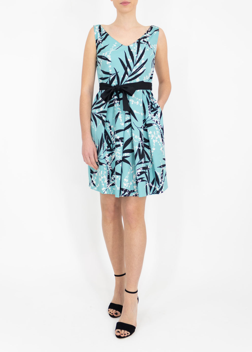 Vestito corto a fantasia palme - Emme Marella - shopTSa