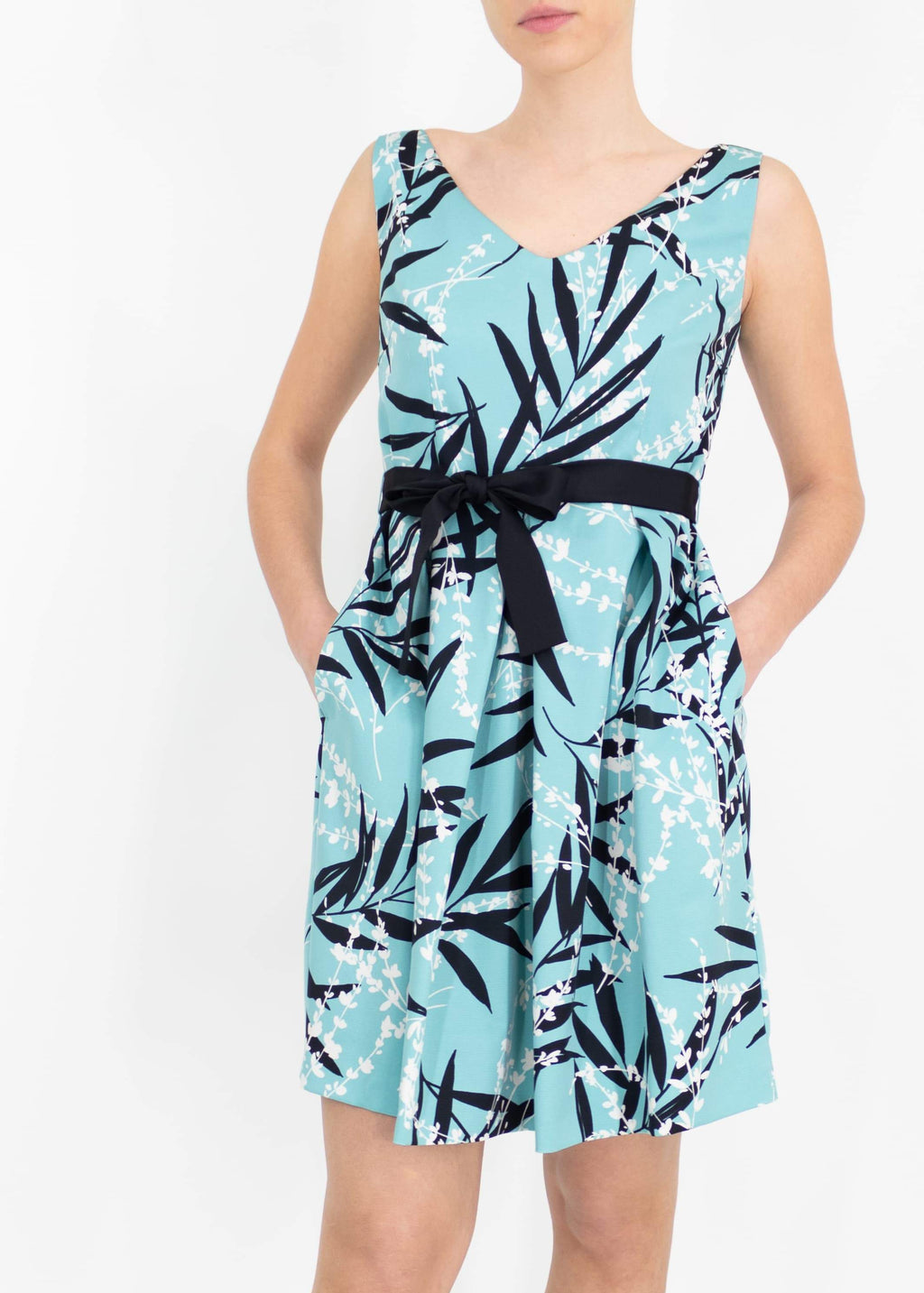 Vestito corto a fantasia palme - Emme Marella - shopTSa