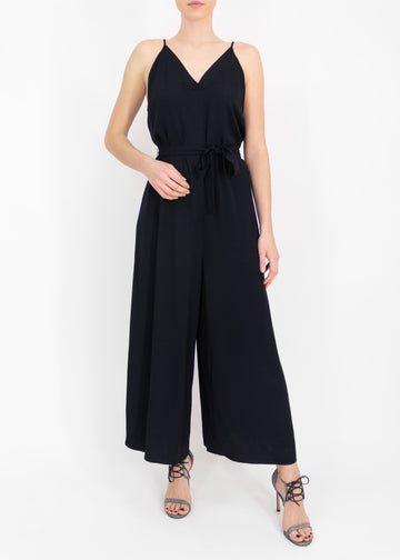 Jumpsuit with wide trousers