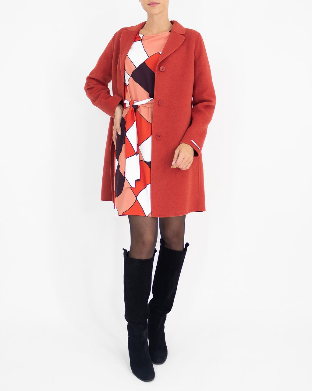 Cappottino monopetto cucito a mano - Emme Marella - shopTSa