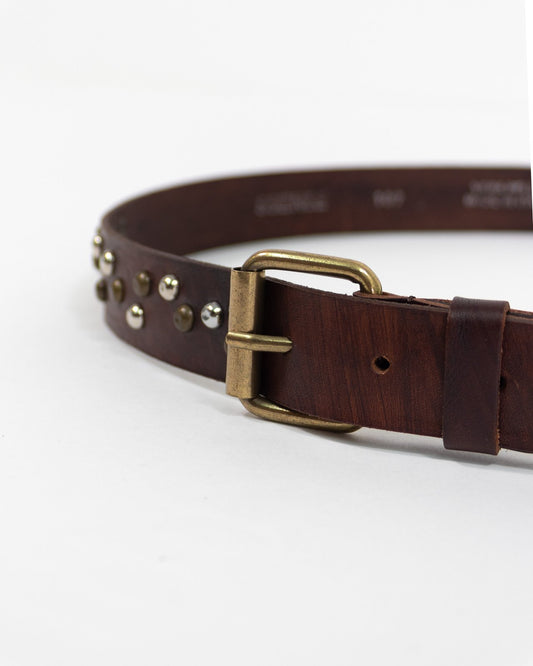 Cintura in pelle borchie