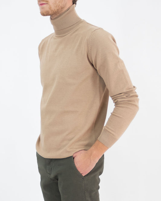 Maglia dolcevita viscosa basic