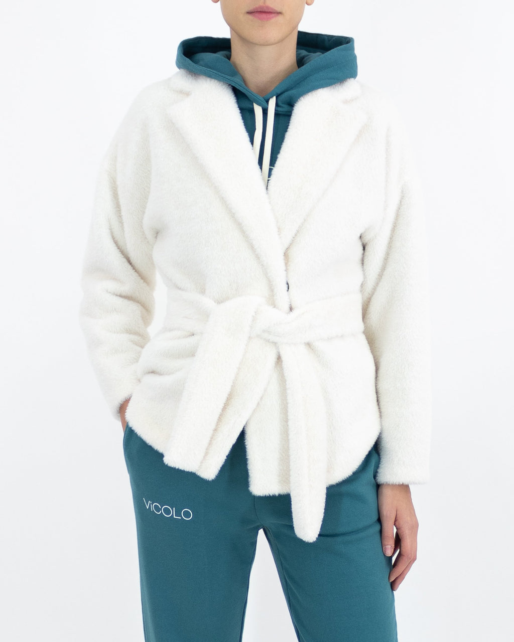 Giacca in ecopelliccia corta - Angysix - shopTSa