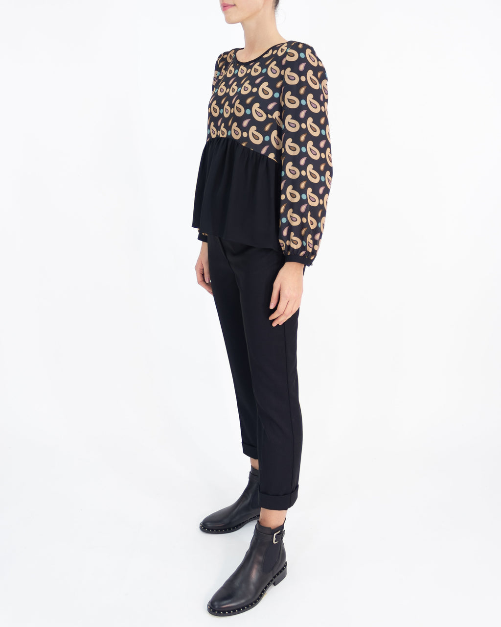 Blusa a fantasia paisley - Angysix - shopTSa