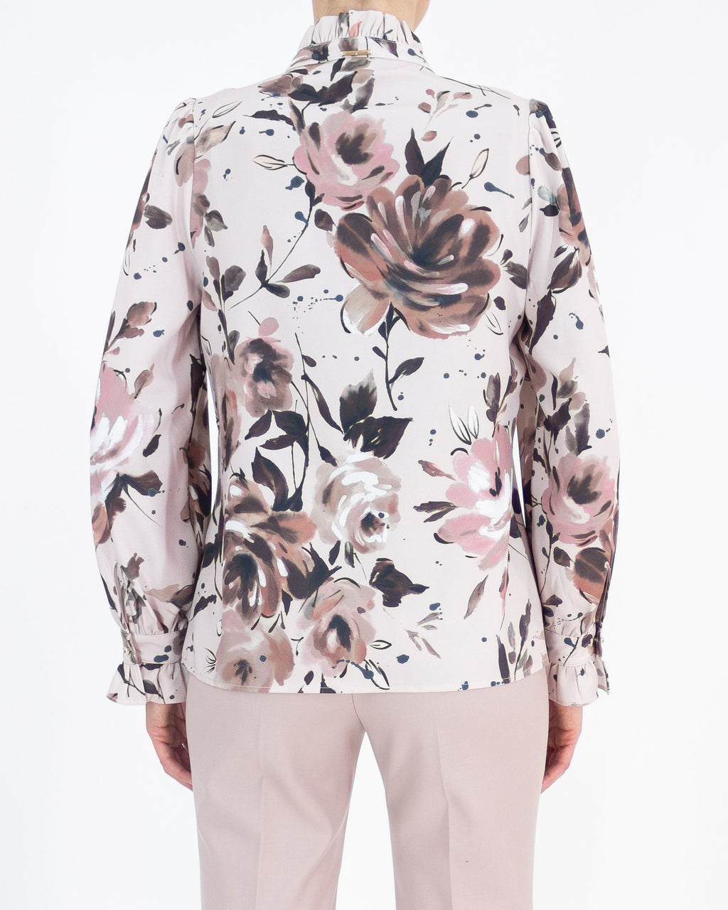 Camicetta rosa bottoni oro - Angysix - shopTSa