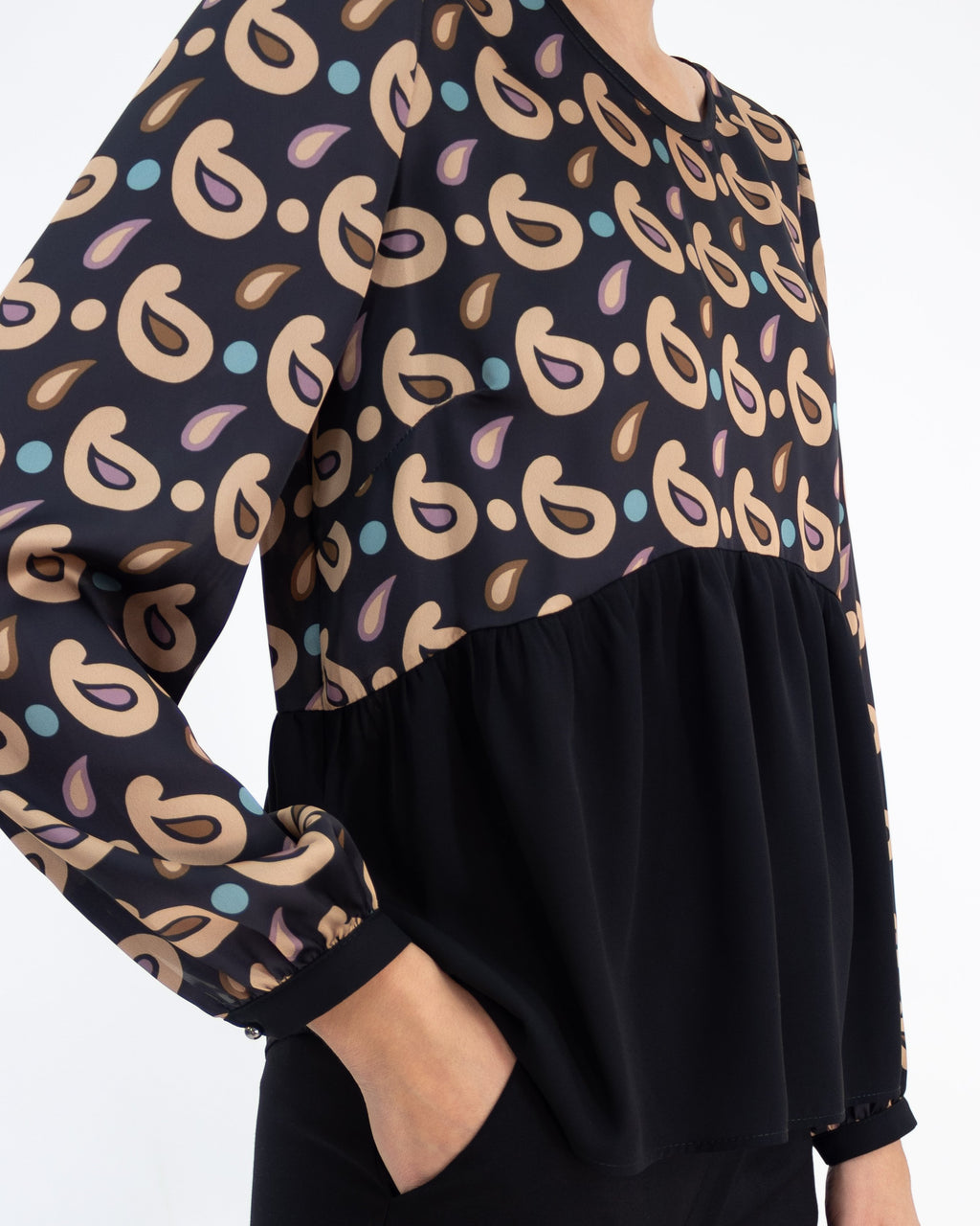 Blusa a fantasia paisley - Angysix - shopTSa