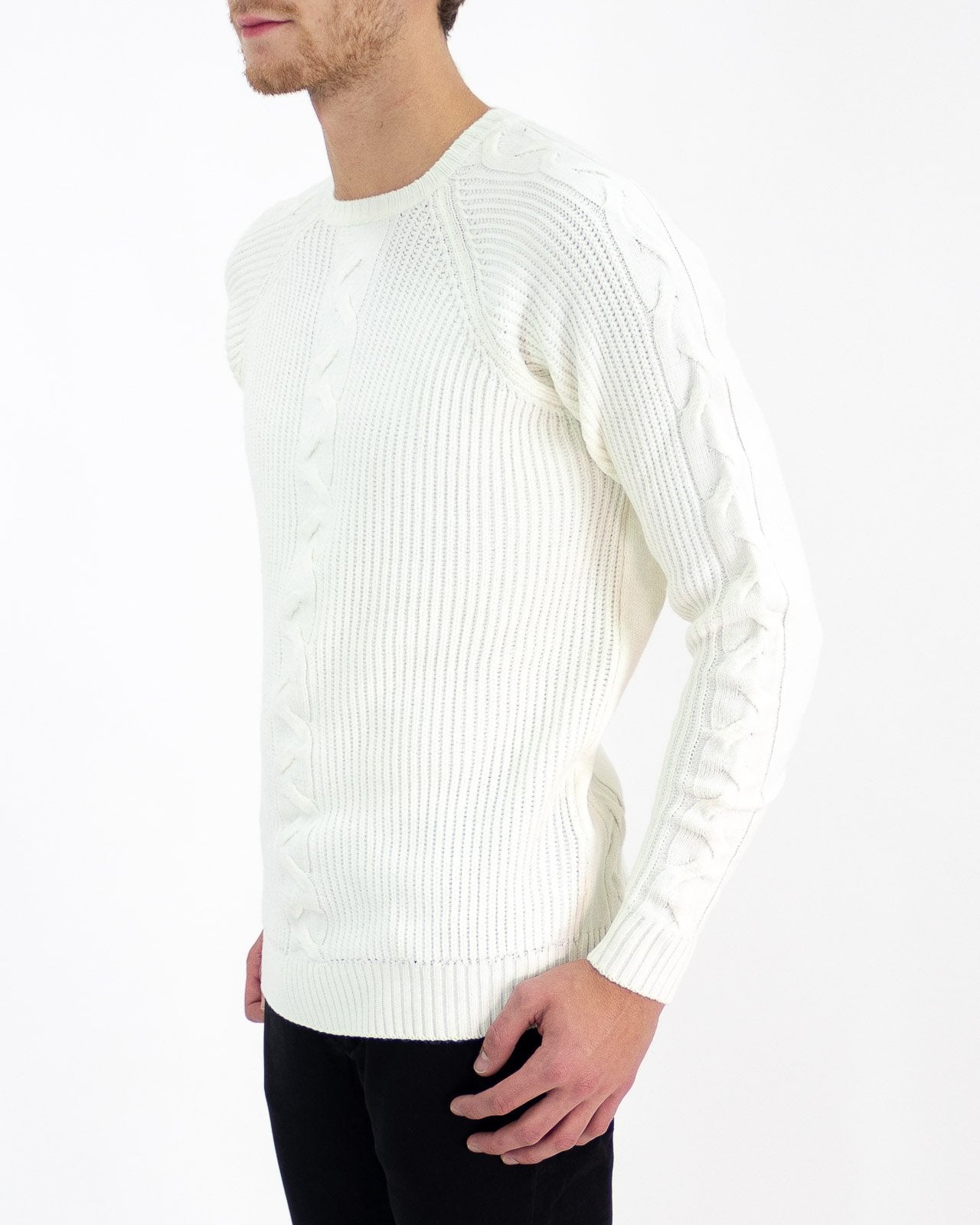 Maglione con treccia - Sseinse - shopTSa