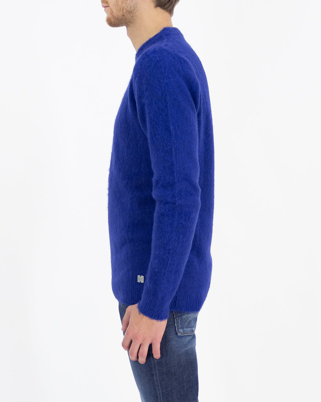 Maglione misto mohair bluette - Bl11 - shopTSa