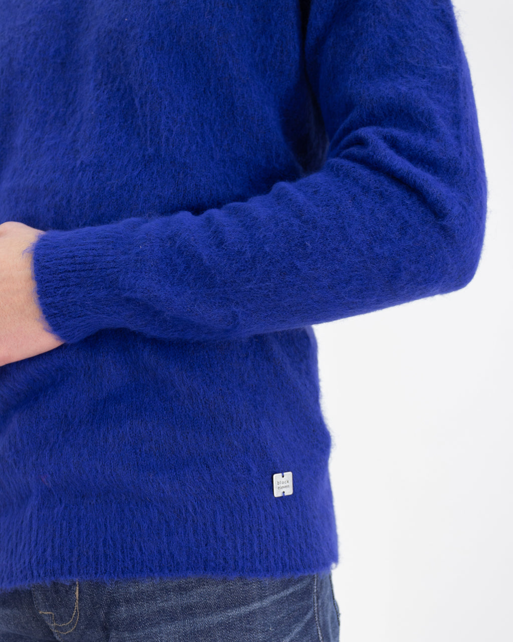 Maglione misto mohair bluette - Bl11 - shopTSa