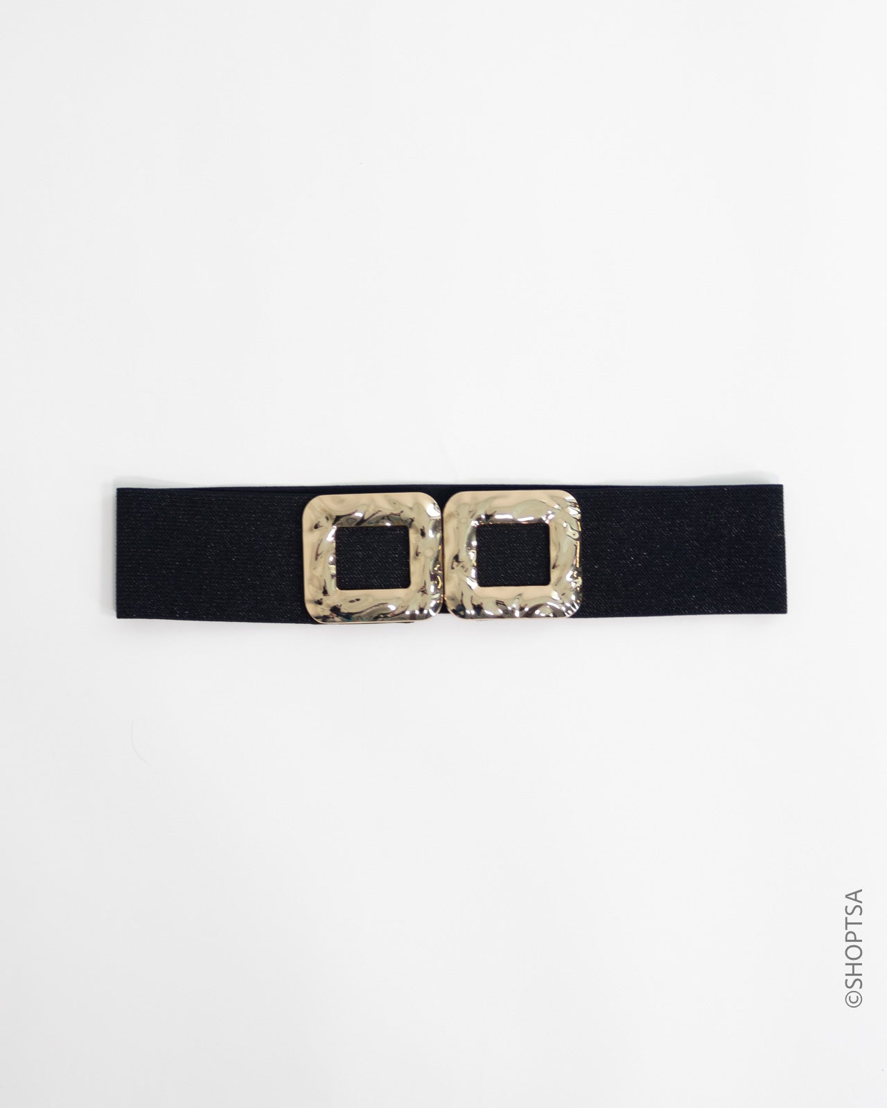 Glitter square elastic belt