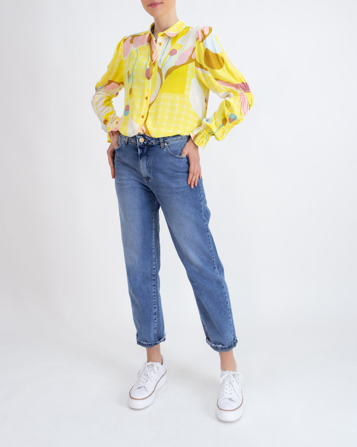 Camicia in viscosa fantasia - NÜMPH - Numph - shopTSa