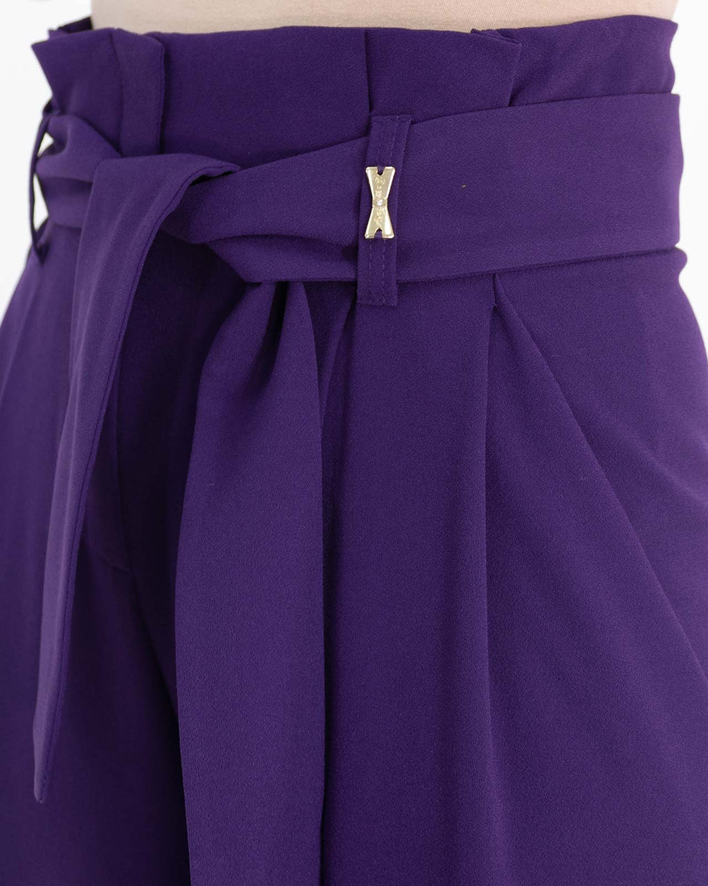 Pantalone vita alta arricciato - Angysix - shopTSa