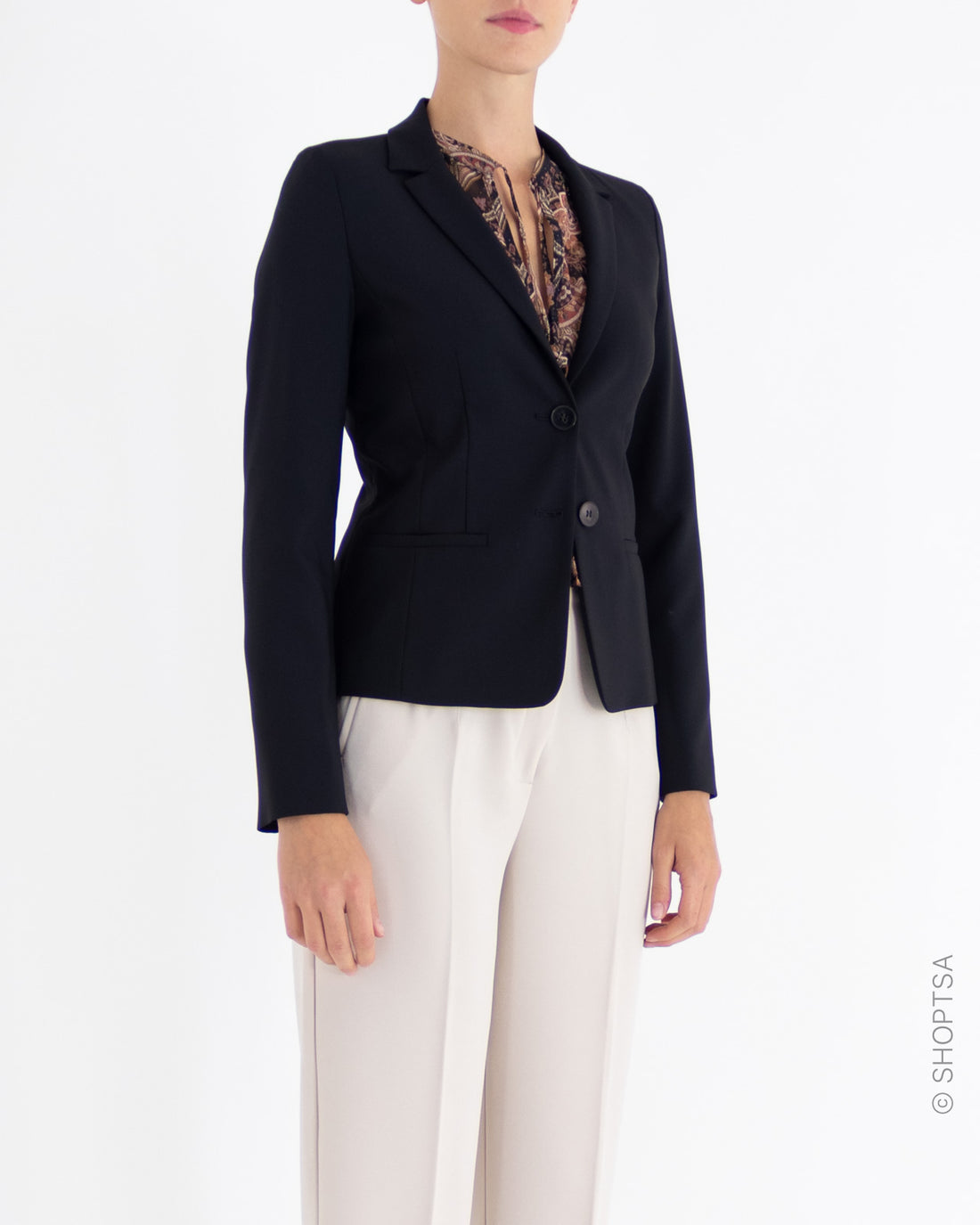 Black fitted jacket - Emme Marella