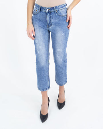 Jeans girlfriend fit chiaro