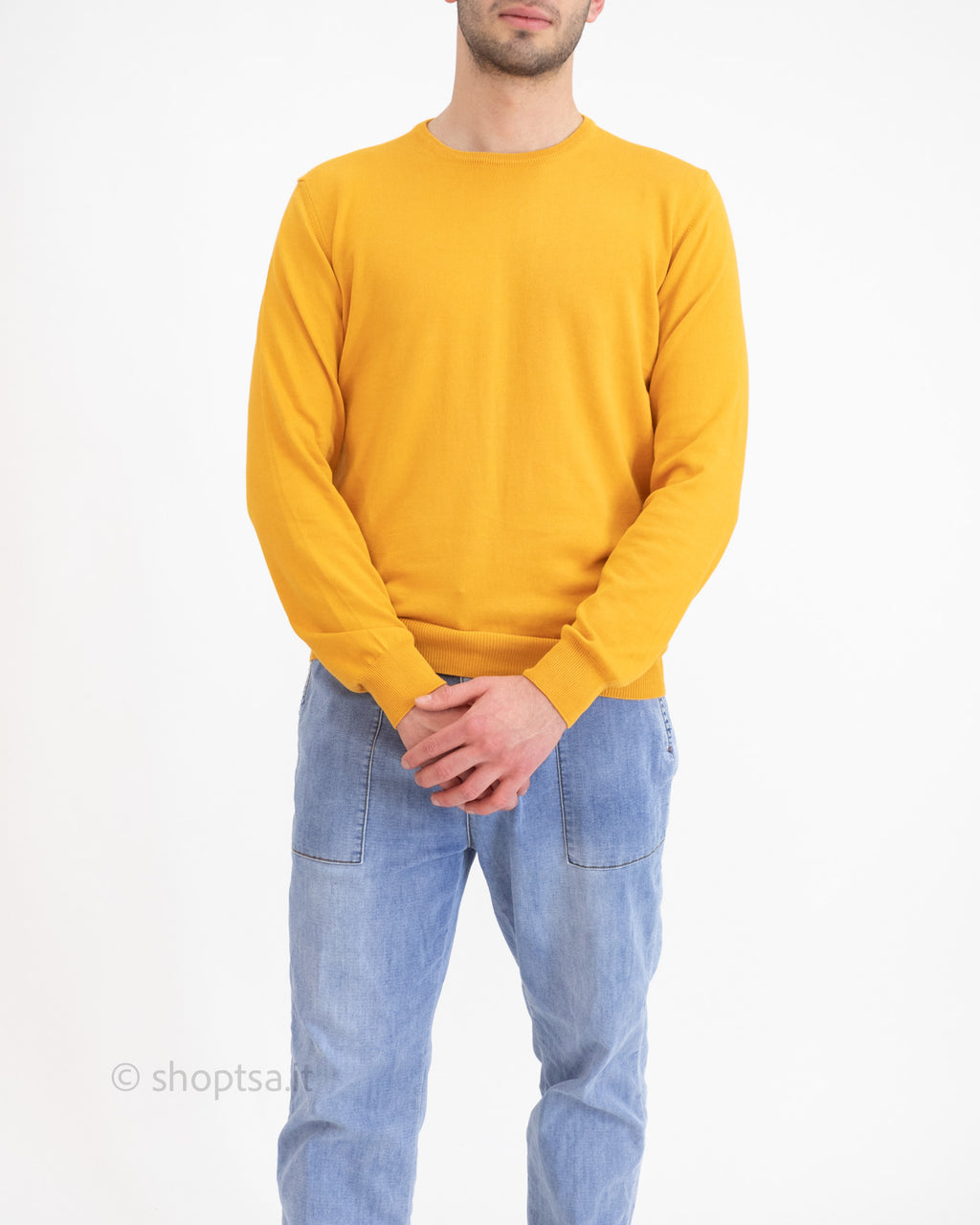 Maglia basic girocollo in cotone - Prima Linea - shopTSa