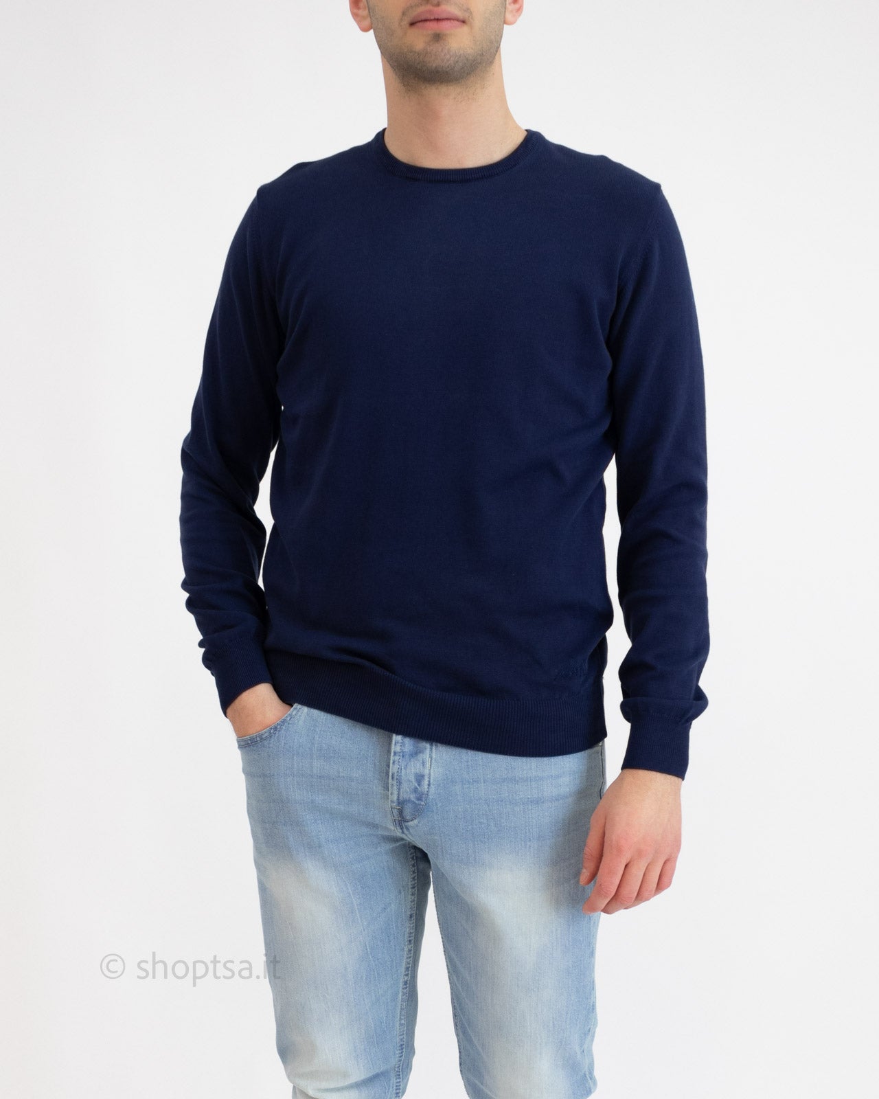 Maglia basic girocollo in cotone - Prima Linea - shopTSa
