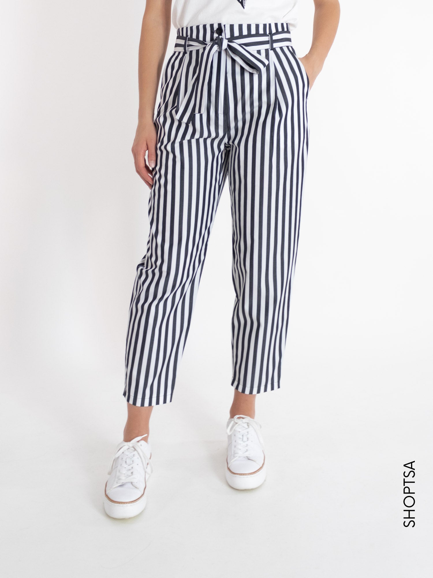 Pantalone righe DENTICE - EMME Marella - Emme Marella - shopTSa