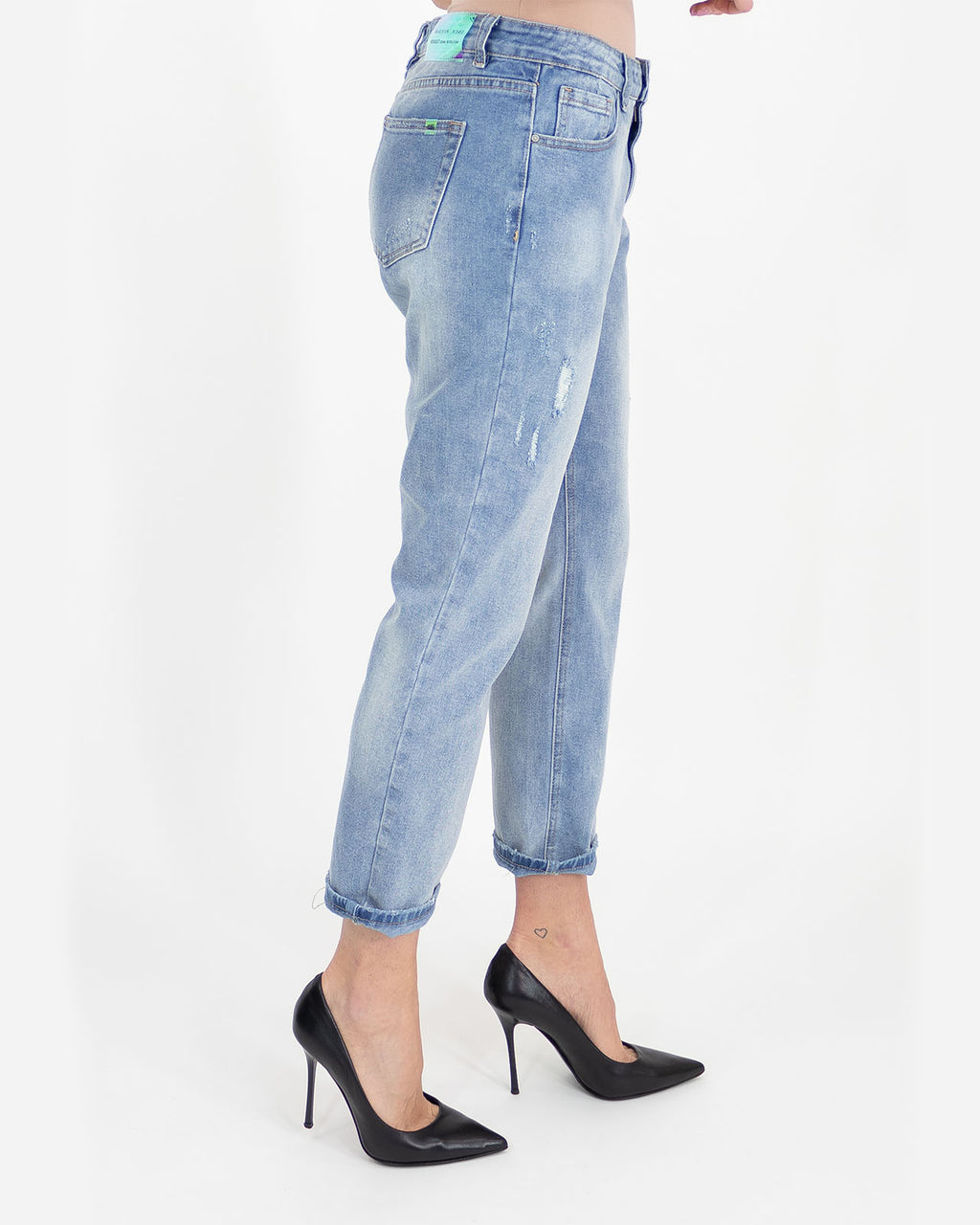 Jeans girlfriend sabbiato - Rivulet - shopTSa