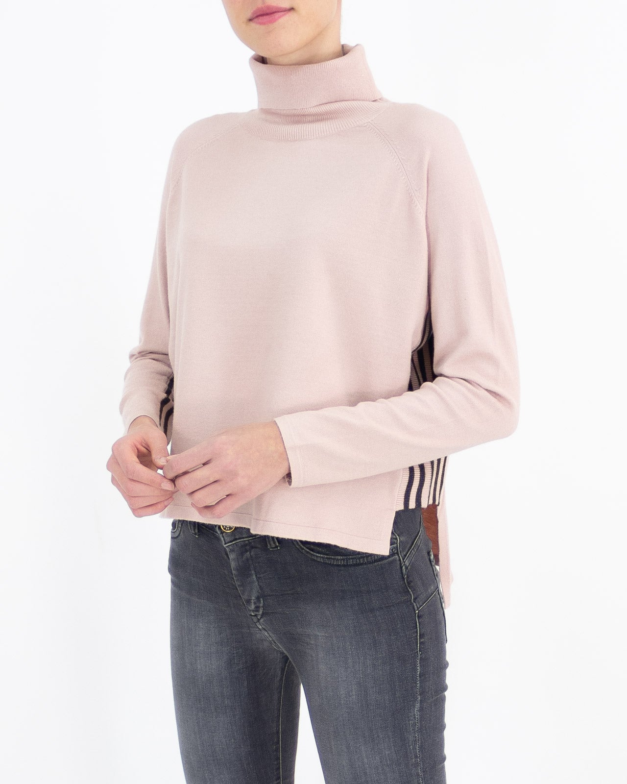 Turtleneck sweater with band - Emme Marella