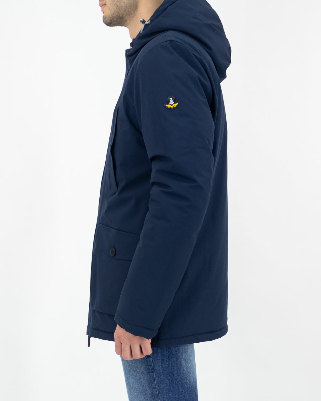 Parka blu con cappuccio - Armata Di Mare - shopTSa