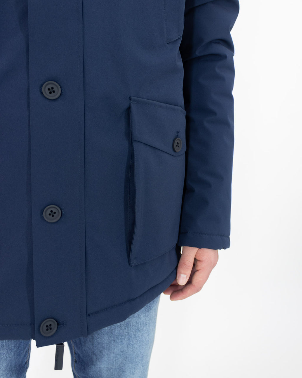 Parka blu con cappuccio - Armata Di Mare - shopTSa