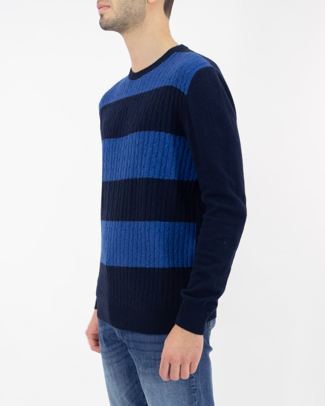 Striped wool sweater